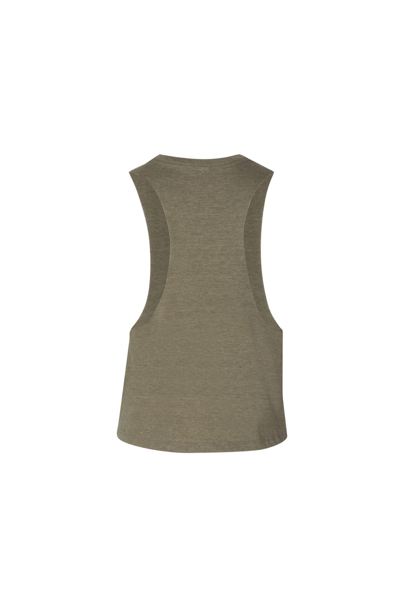 Heather Green Racer Tank Top