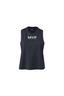 Heather Navy Racer Tank Top