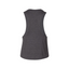 Heather Dark Grey Racer Tank Top