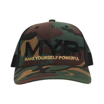 MYP Trucker Cap (Green Camo / Gold Edition)